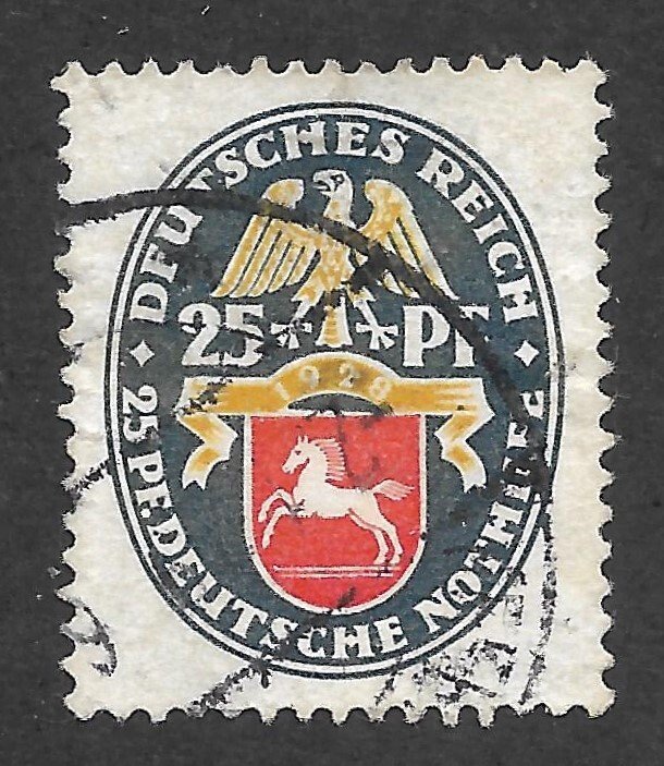 Doyle's_Stamps: Used 1928 Brunswick Coat of Arms Semi-Postal  Scott #B26