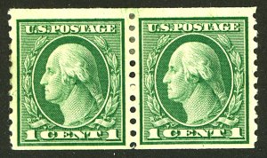 U.S. #490 MINT PAIR OG HR