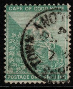 CAPE OF GOOD HOPE SG53a 1889 1/= BLUE-GREEN USED