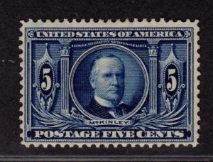 US Sc#326 M/H/F-VF, Cv. $75