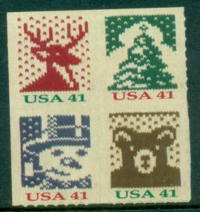 USA 2007 Xmas Patterns ATM MUH