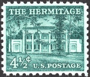 SC#1037 4½¢ The Hermitage Single (1959) MNH