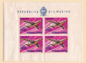 San Marino      C128a          MNH     vertical crease     CV $25.00