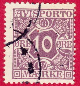 Denmark - 1914 - Scott #P15 - used - State Seal