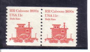  1905 - .11 RR Caboose pair mnh f-vf. 