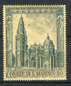 SAN MARINO; 1968 early Gothic Cathedrals issue fine Mint hinged value