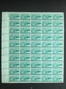 1953 sheet, Washington Territory Sc # 1019