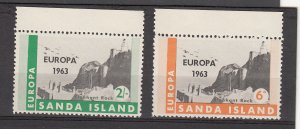 Sanda Europa 1963 Unmounted mint set of 2 values