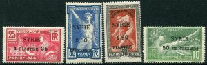 SYRIA-1924 Olympics Set of 4 Values Sg 139-42 MOUNTED MINT V36475