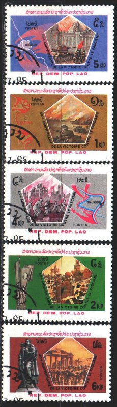 Laos. 1985. A834-E834. 40 years of victory in the great patriotic war. USED. 