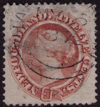 Newfoundland #  29  Used VF CDS May16,1872  Cat $ 60++