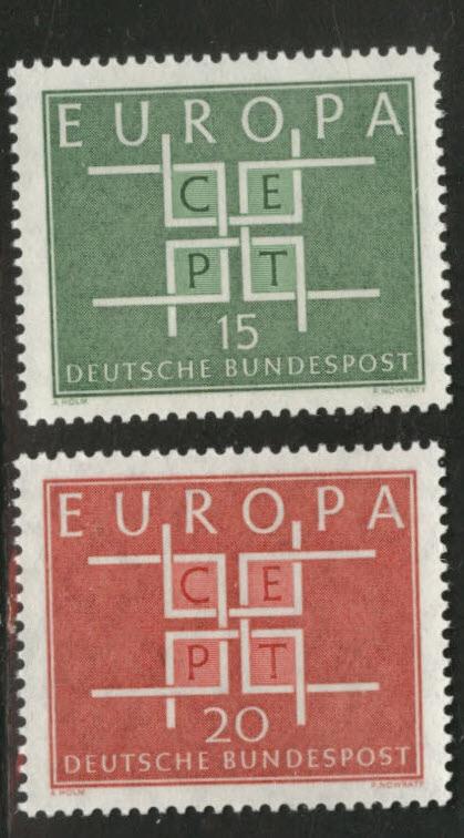 Germany Scott 867-868 MH* 1963 Europa set