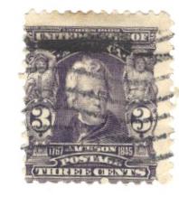 302 - 1902-03 - 3¢ Jackson