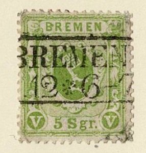 Germany Bremen #15 used 5sgr green