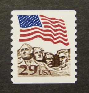 # 2523A MNH 29c Flag over Mt. Rushmore (6136)