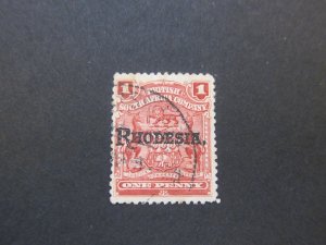 Rhodesia 1909 Sc 83 FU