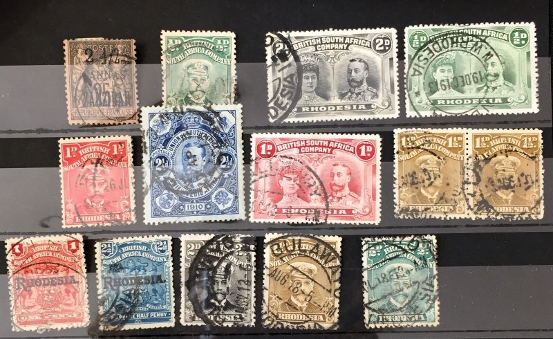 British Africa Congo Belgium Egypt Tunisia Early Used (Apx 70) ( CP225