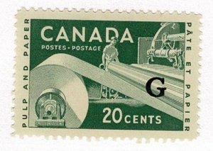 Canada #o45 20c G official MNH