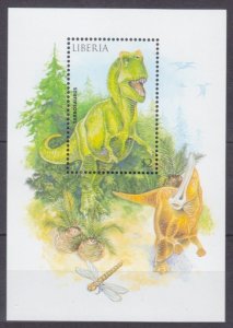 1999 Liberia 2325/B205 Dinosaurs 6,50 €