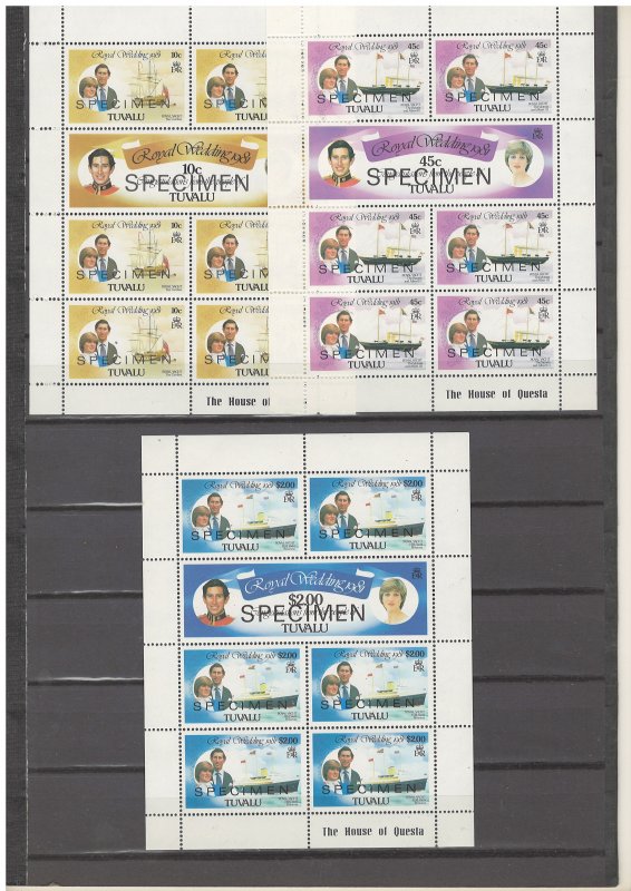 COLLECTION LOT # 3104 TUVALE #157-62 MNH SPECIMEN 1981