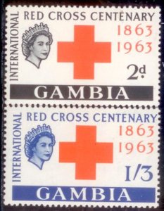 Gambia 1963 SC# 173-4 MNH-OG E35