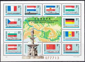 UNGARN HUNGARY [1977] MiNr 3248-58 Block 126 ( **/mnh ) Europa