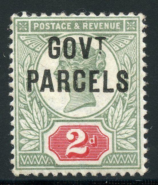 GREAT BRITAIN OFFICIAL 2d GOVT PARCELS SC#O32  MINT LIGHT HINGED ORIGINAL GUM