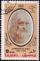 Dubai SG#388 Used - 1972 10d.  - Leonardo Da Vinci, Famous