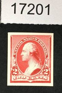 US STAMPS # 220P4 PLATE PROOF ON CARD XF $200 LOT #17201