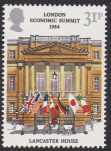 Great Britain # 1057, Lancaster House, NH, 1/2 Cat.