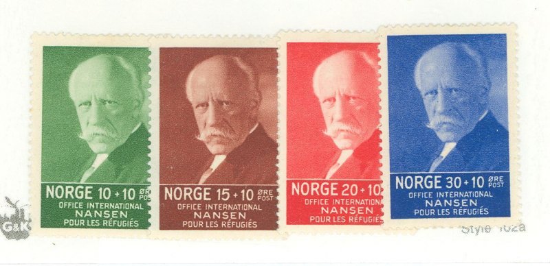 Norway #B5-8 Unused Single (Complete Set)