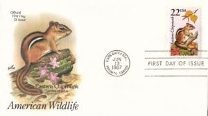 #2297 Eastern Chipmunk Artcraft FDC