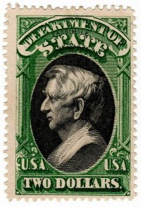 (I.B) US Postal Service : Department of State $2 (Senpf reprint)