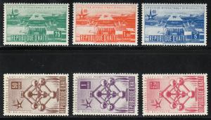 Haiti Scott #417-420 & C113-114 MH