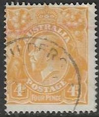 Australia 31 Used wmk 9 perf 14 SC$5.50