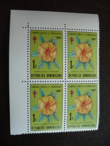 Stamps - Dominican Republic - Scott#RA90 - Mint Never Hinged Block of 4 Stamps