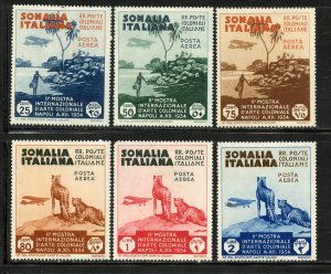 Somalia # C1-6, Mint Hinge Remain.