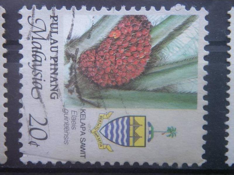 PENANG, 1986, used 20c, Agriculture Scott 93