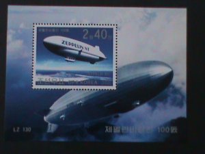 ​KOREA-2002-SC#4190-CENTENARY OF 1ST  FLIGHT OF ZEPPELIN-MNH S/S VERY FINE