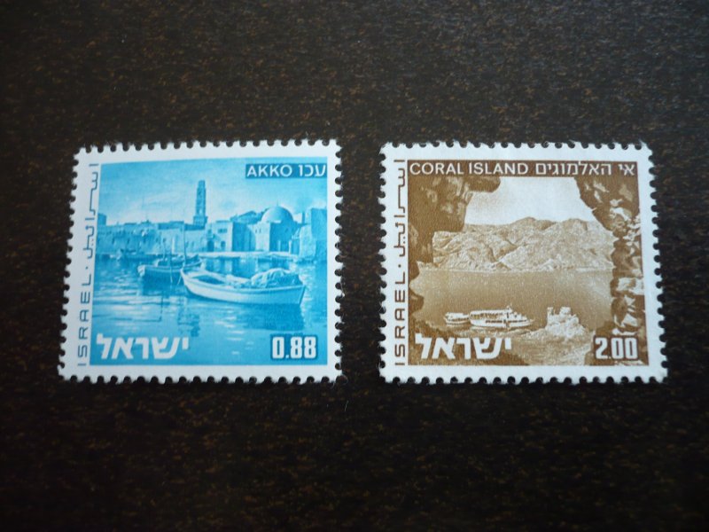 Stamps - Israel - Scott# 471, 473 - Mint Never Hinged Part Set of 2 Stamps