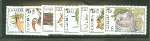 Gambia #719-726  Single (Complete Set)