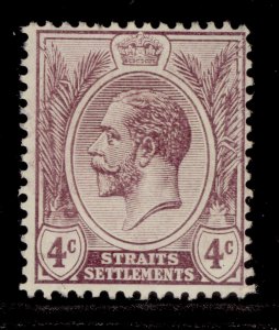 MALAYSIA - Straits Settlements GV SG197, 4c dull purple, LH MINT.