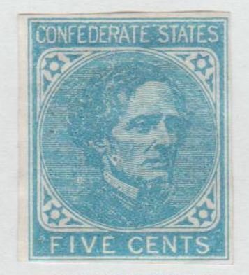 U.S.  Confederate States of America Scott #4 Jefferson Davis Stamp - Mint Single