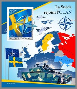 TOGO 2024 MNH Sweden joins NATO S/S2