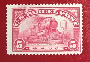 1913 US Sc Q5 used 5c Mail Train CV$2.25 Lot 1966