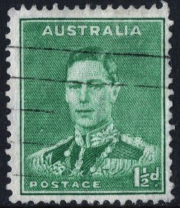 Australia SC#181B 1½d King George VI (1941) Used