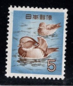 JAPAN Scott 611 Mandarin Ducks MH* stamp