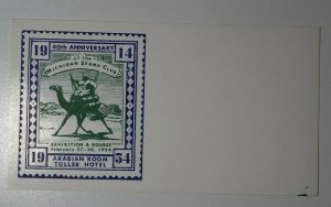 MIchigan Stamp Club Exhibition Detroit MI Arabian Room Philatelic Expo Cover 