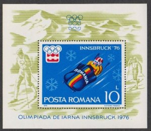 1976 Romania 3318/B128 1976 Olympic Games in Innsbruck 8,50 €