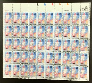 2108  Christmas Santa Claus, Season's Greetings  MNH  20 cent Sheet of 50 FV $10